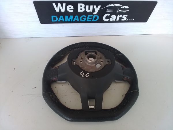 VW Volkswagen Golf MK6 2.0 GTI CCZ Steering wheel OEM - Image 3