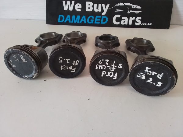 Ford Focus ST1/2 2.5T 5-Cylinder Con Rods and Pistons Singles OEM - Image 2