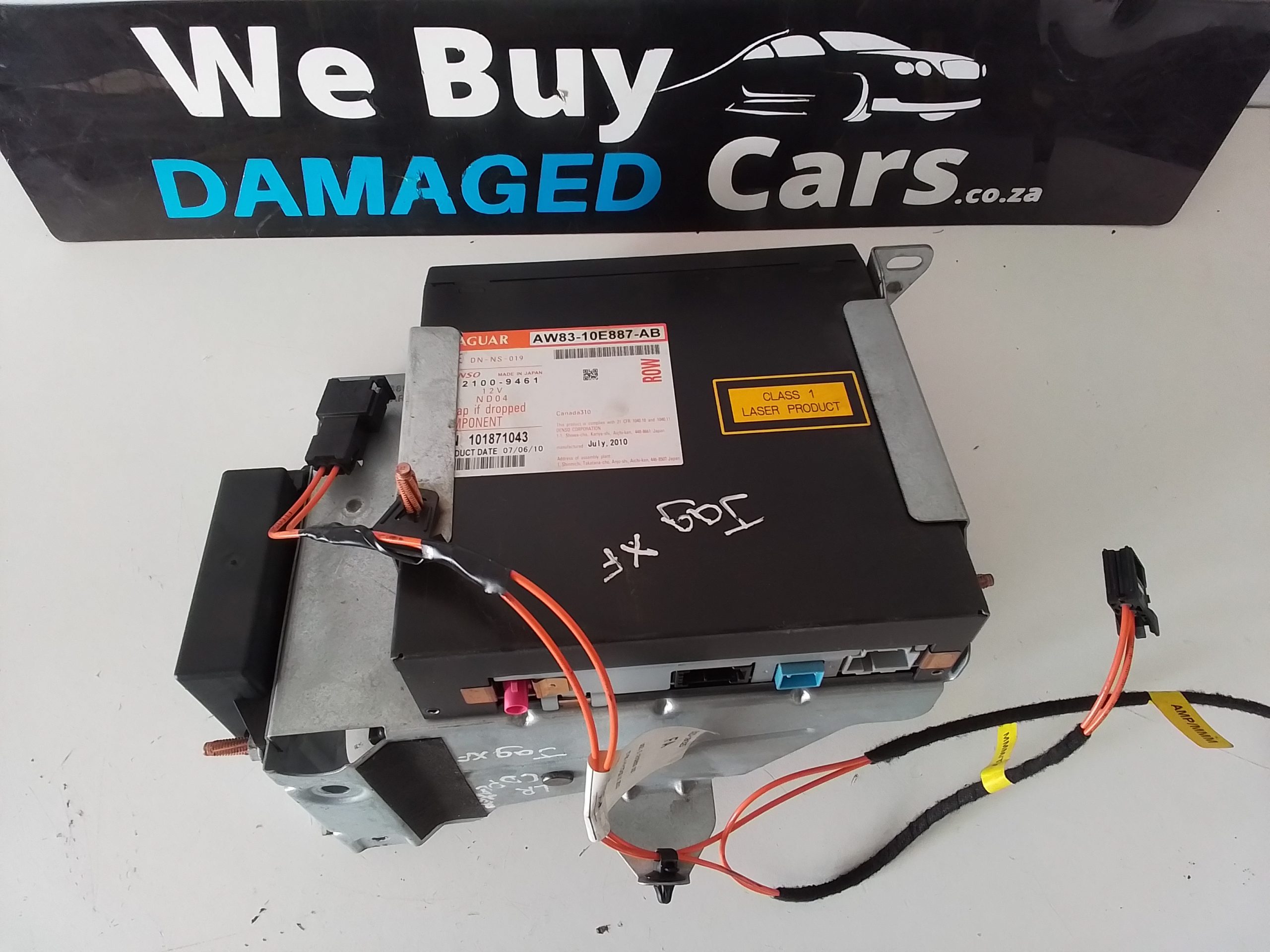 Jaguar XF Audio CD Shuttle Unit with Module 2011 OEM