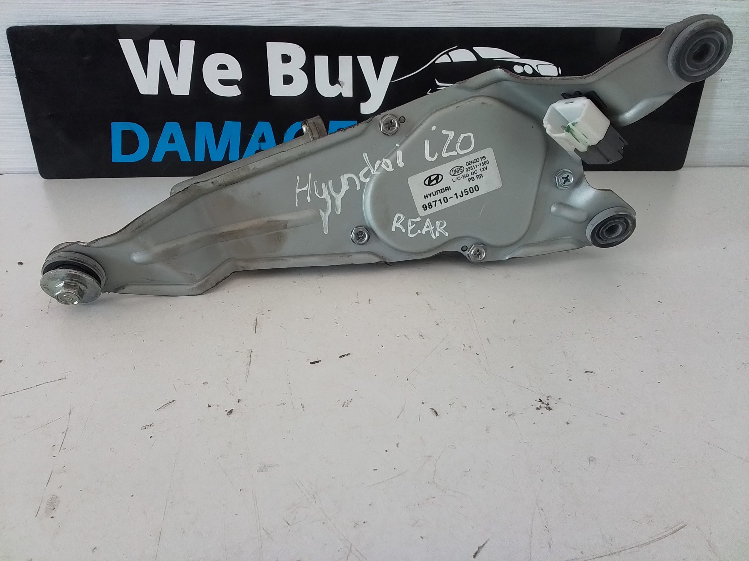 Hyundai i20 G4FA Rear Wiper Motor only OEM