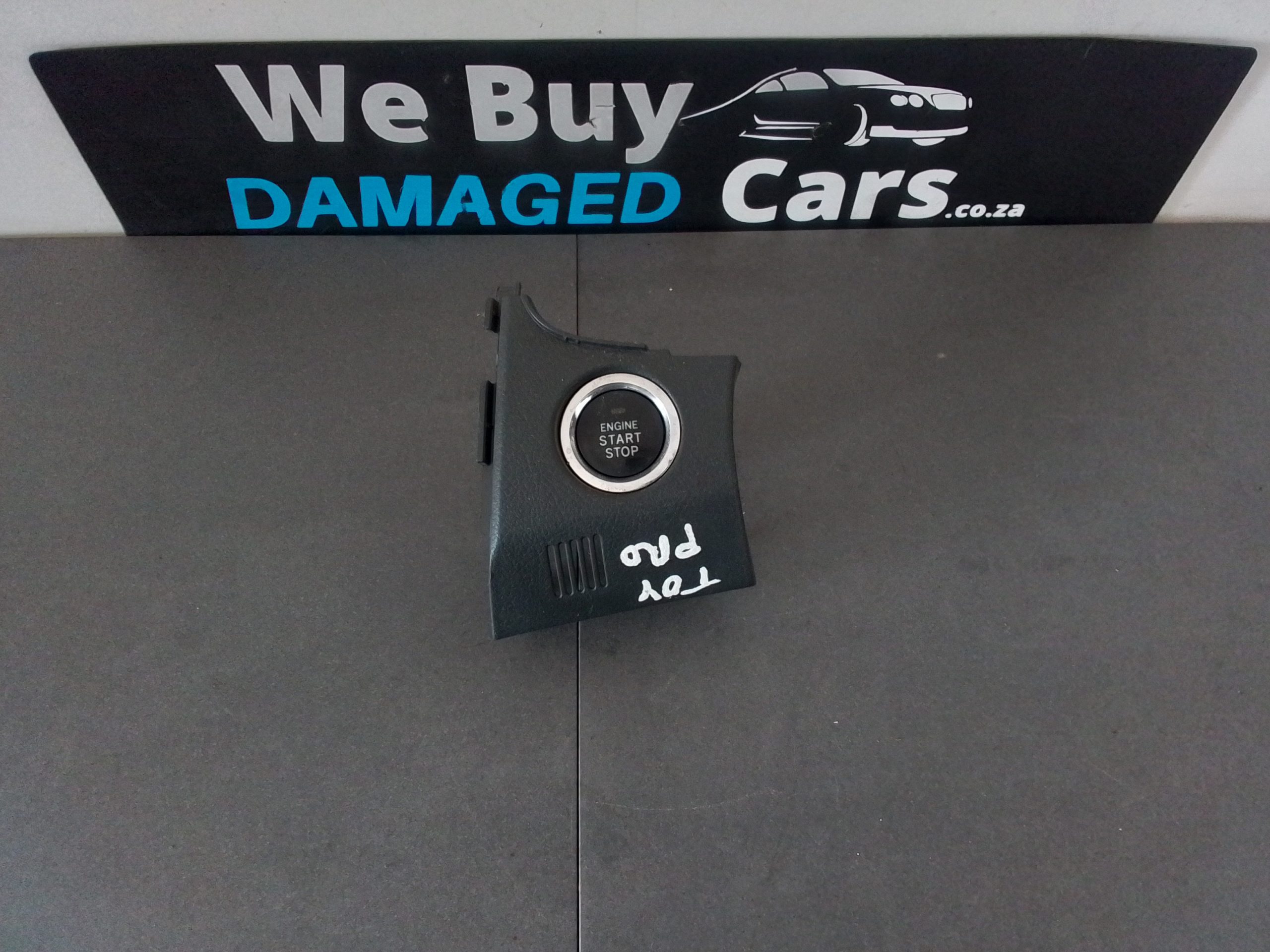 Toyota Corolla Start/Stop Button with Surround 2009 OEM
