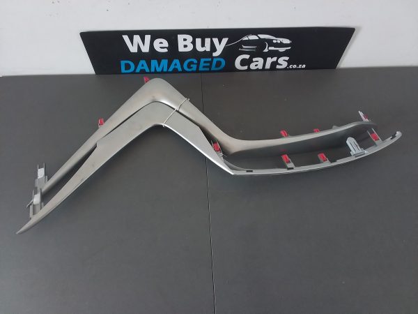 Toyota Yaris Silver Middle Console Trimmings (Pair) 2018 OEM - Image 2