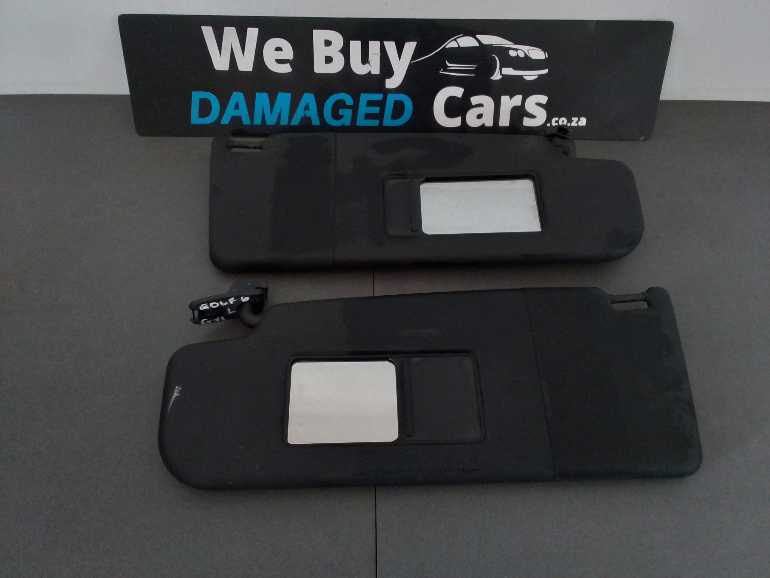 VW/ Volkswagen Golf MK6 2.0 GTI CCZ Sunviser LHS and RHS OEM