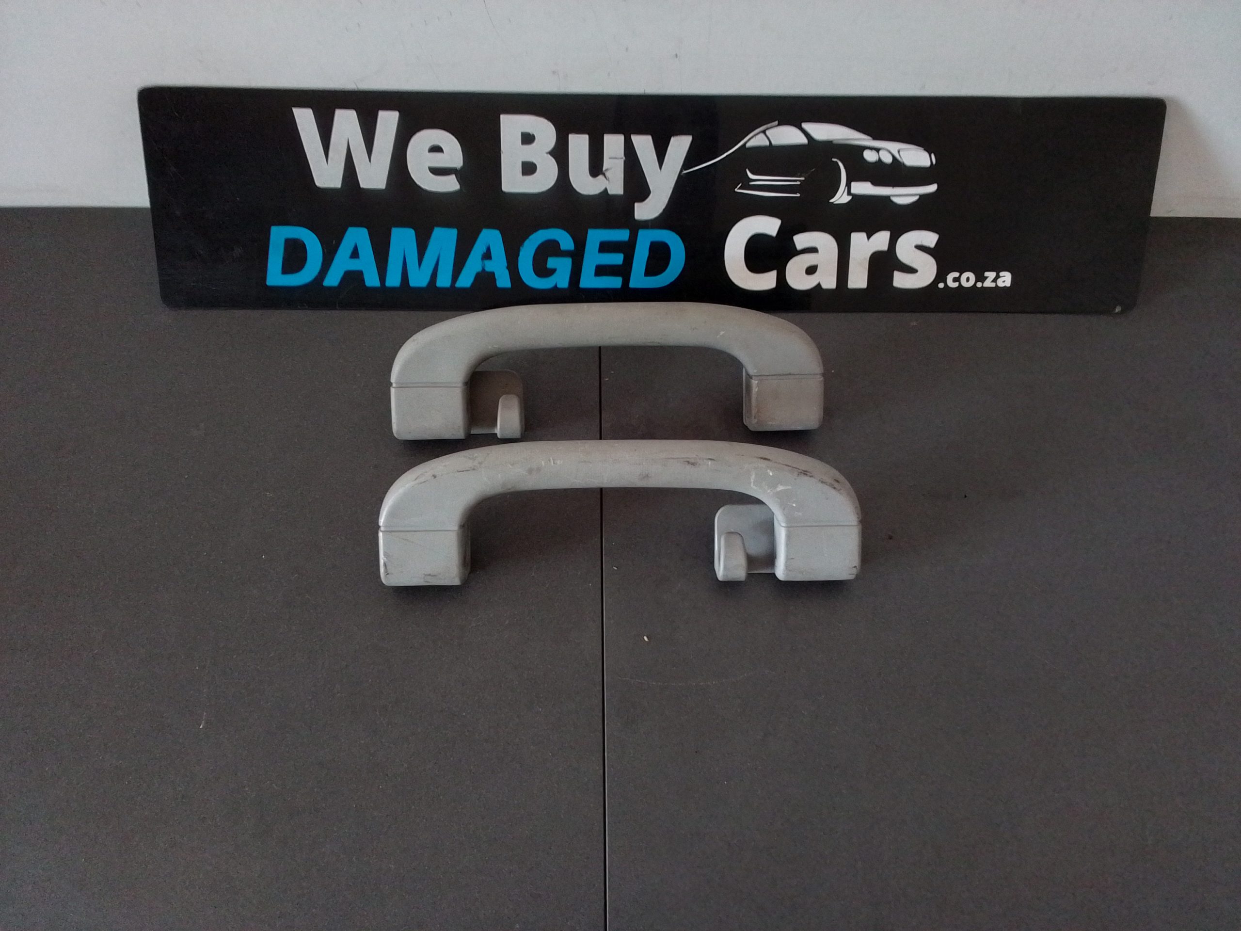 BMW E90 Rear Grab Handles Grey Pair OEM