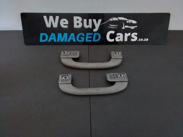 BMW E90 Rear Grab Handles Grey Pair OEM - Image 3