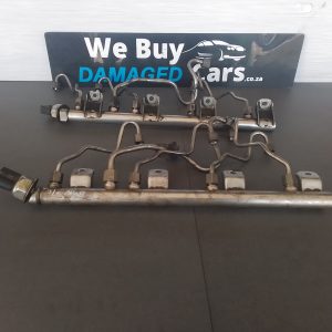 BMW F10 550i N63 Fuel Rail including Pipes and Pressure Sensor each OEM