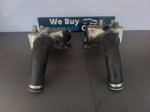BMW F10 550i N63 Intercooler with Boost Pipe and Rubber Cuppling (singles) OEM - Image 6