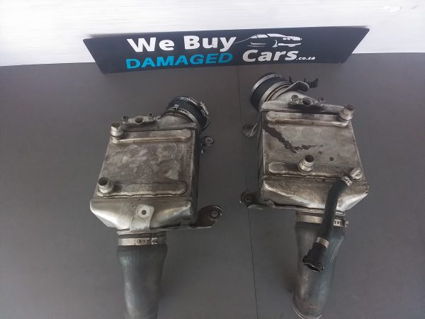 BMW F10 550i N63 Intercooler with Boost Pipe and Rubber Cuppling (singles) OEM - Image 5