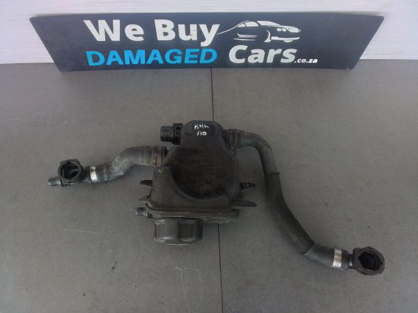 BMW F10 550i N63 Coolant Water Bottle including x2 water pipes OEM - Image 3