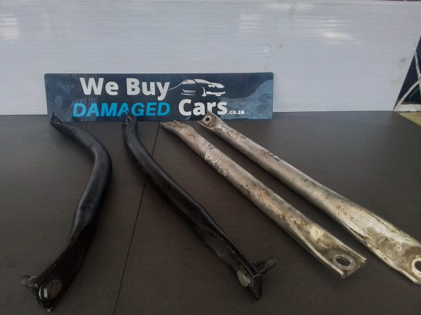 BMW F10 550i N63 Top Engine Bay Brace Bars OEM - Image 3