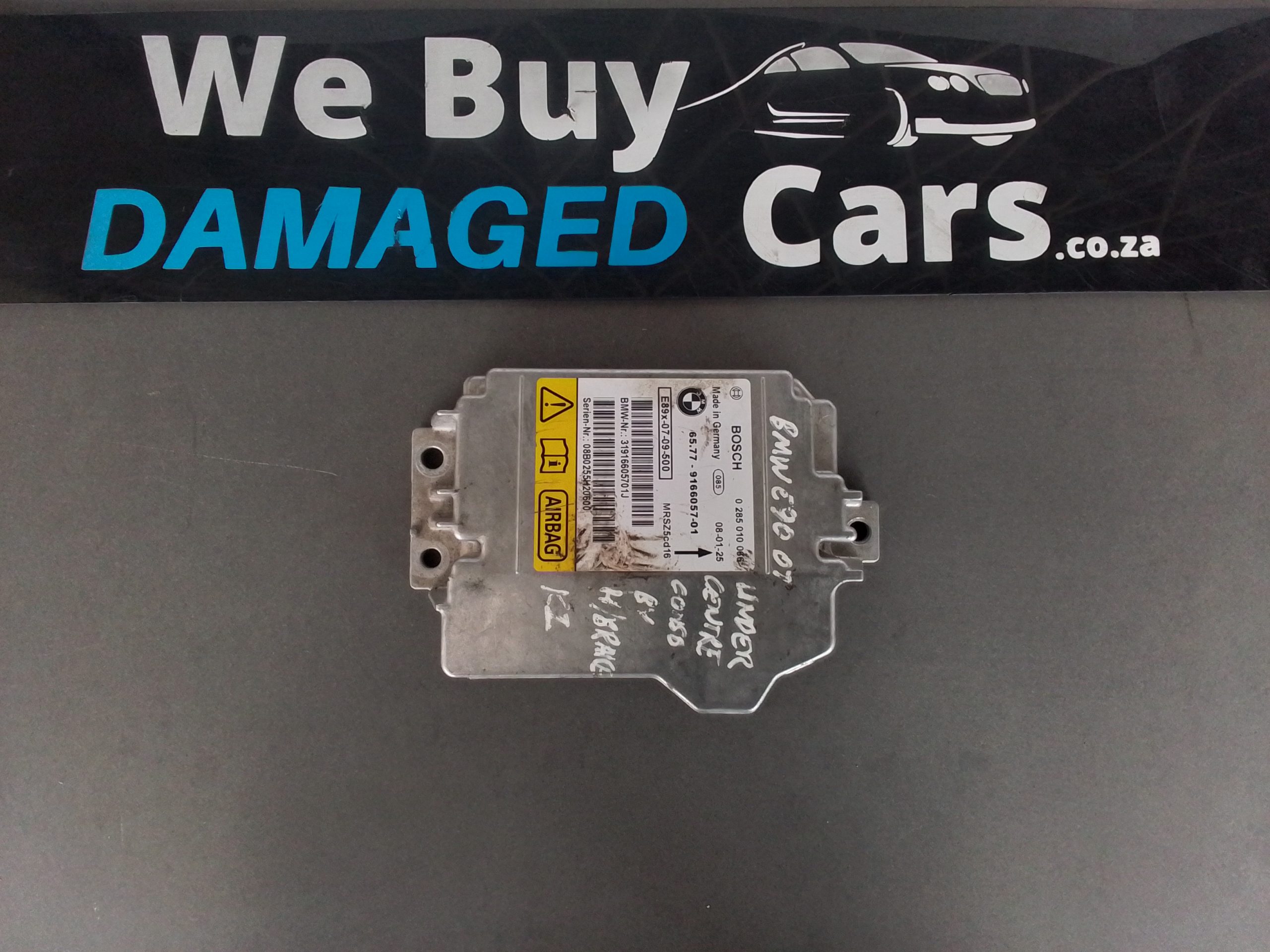 BMW E90 Airbag SRS Control Module (65.77-9166057-01) OEM