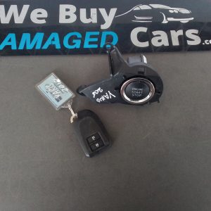 Toyota Yaris 2018 1.5 2NR Push Start Button and Transponder Key OEM